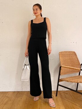 「Steven Alan（スティーブンアラン）のアイテム（アクセサリー）」を使った、黒木 ナツミ🦋さん（レディース・162cm）の夏コーディネート