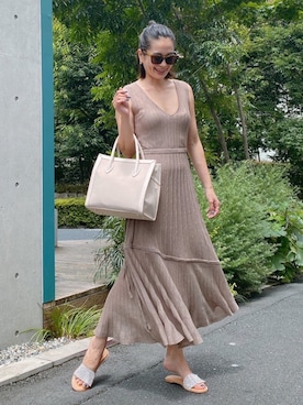 黒木 ナツミ🦋さん（レディース・162cm）の夏コーディネート