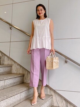 黒木 ナツミ🦋さん（レディース・162cm）の夏コーディネート