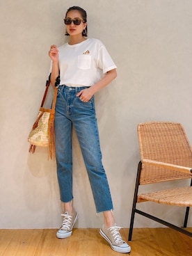 黒木 ナツミ🦋さん（レディース・162cm）の夏コーディネート