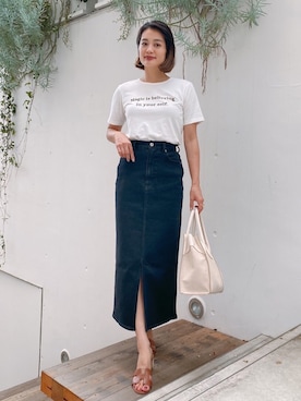 黒木 ナツミ🦋さん（レディース・162cm）の秋コーディネート