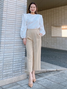 黒木 ナツミ🦋さん（レディース・162cm）の春コーディネート