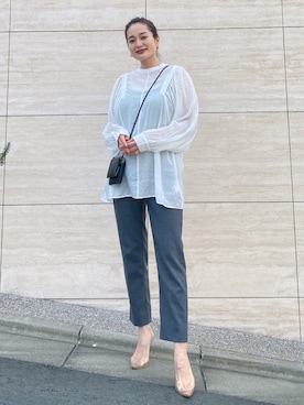 黒木 ナツミ🦋さん（レディース・162cm）の春コーディネート