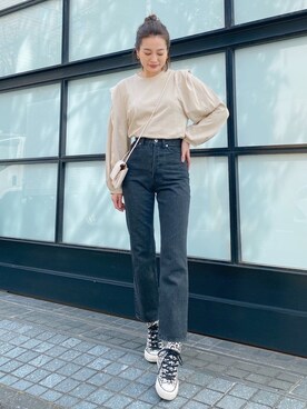 黒木 ナツミ🦋さん（レディース・162cm）の春コーディネート