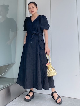 黒木 ナツミ🦋さん（レディース・162cm）の夏コーディネート