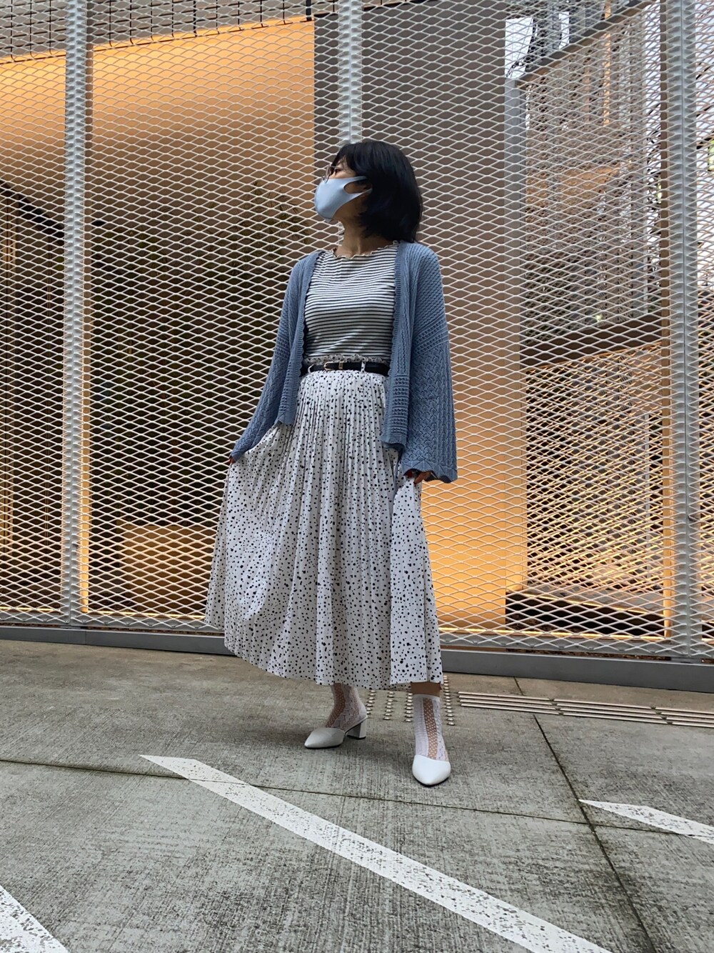 シューズ・サンダルその他 BALLOP Tibat Protect White 5012819394 GRL（グレイル）の「チャンキーヒールサボサンダル（サンダル