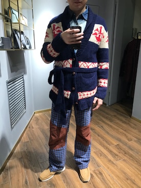 「HEAD（ヘッド）のアイテム」を使った、不知道该叫什么さん（メンズ・177cm）の秋コーディネート
