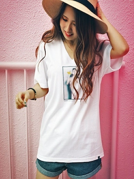 「ハットコーデ」｜VANQUISHさん（レディース・155cm）の夏コーディネート