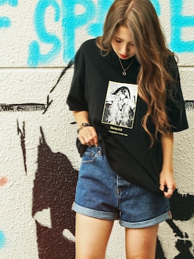 「VANQUISH（ヴァンキッシュ）のアイテム」を使った、VANQUISHさん（レディース・155cm）の夏コーディネート