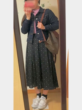 「アイテム（ピアス（両耳用））」を使った、maoiさん（レディース・157cm・20代）の春コーディネート
