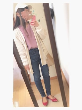 「アイテム（ピアス（両耳用））」を使った、maoiさん（レディース・157cm・20代）の春コーディネート