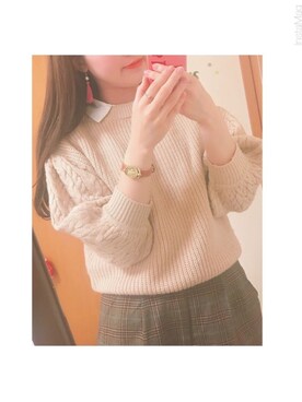 「アイテム（ピアス（両耳用））」を使った、maoiさん（レディース・157cm・20代）の春コーディネート