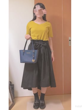 「アイテム（ピアス（両耳用））」を使った、maoiさん（レディース・157cm・20代）の夏コーディネート