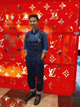 「TAIPEI」｜「アイテム（つなぎ/オールインワン）」を使った、Miller Chih-sung Wuさん（メンズ・170cm）の夏コーディネート