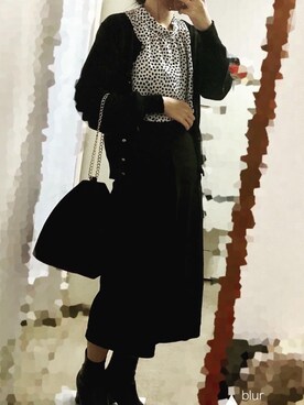 「topic luxe（トピックラックス）のアイテム」を使った、damadaxさん（レディース・162cm）の冬コーディネート