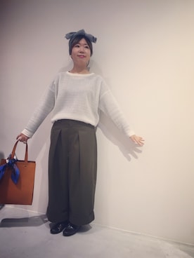 「MidiUmi（ミディウミ）のアイテム」を使った、otnさん（レディース・160cm）の冬コーディネート