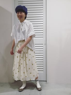 「chambre de charme（シャンブルドゥシャーム）のアイテム（スカート）」を使った、otnさん（レディース・160cm）の春コーディネート