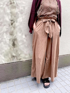 「wears（ウェアーズ）のアイテム」を使った、SAJIMAさん（レディース・165cm）の秋コーディネート
