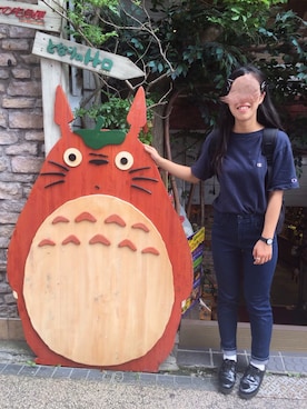 「トトロ」｜サトウさん（レディース・163cm）の冬コーディネート