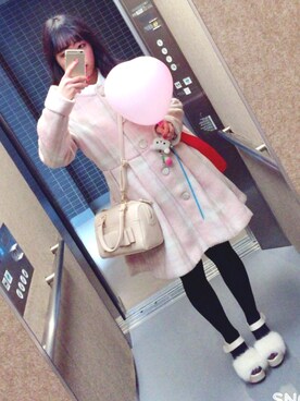 「LIZ LISA（リズリサ）のアイテム（その他アウター）」を使った、きのこさん（レディース・160cm）の春コーディネート