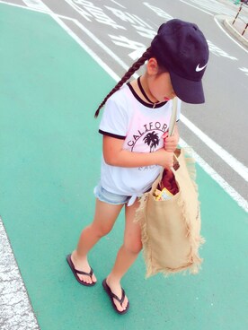 ＹＨＥ ☺︎さん（キッズ・129cm）の夏コーディネート