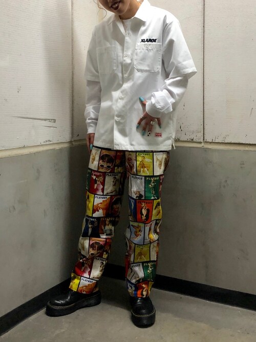 c-boy style 【NO.286】　ストリートコーデ　エクストララージ XLARGE（エクストララージ）の「【XLARGE×PLAYBOY】 ALLOVER