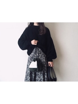 「古着好きな人と繋がりたい」｜「アイテム（バレエシューズ）」を使った、やんさん（レディース・153cm）の秋コーディネート