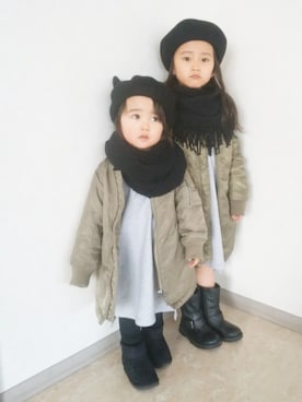 katy!!さん(キッズ・110cm)の冬コーディネート