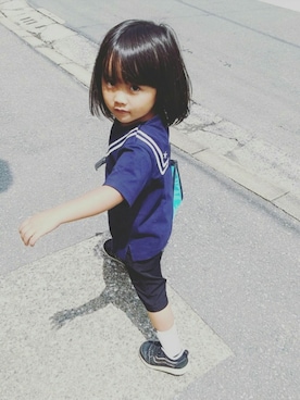 katy!!さん（キッズ・120cm）の夏コーディネート