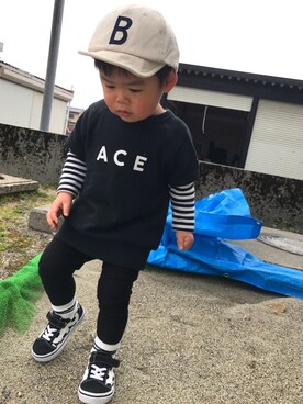 ★YK★ さん（キッズ・80cm）の春コーディネート