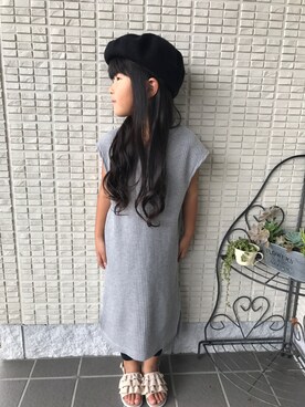 kan❤︎kanさん（キッズ・90cm）の秋コーディネート
