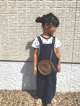 kan❤︎kanさん（キッズ・100cm）の夏コーディネート