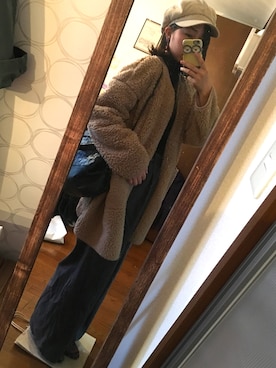 「黒タートルネック」｜「アイテム（スリッポン）」を使った、hikaruさん（レディース・161cm）の冬コーディネート