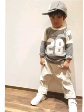 yua❤yu-shinさん（キッズ・100cm）の秋コーディネート