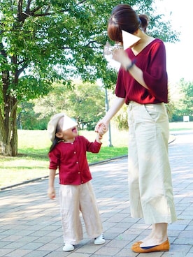 kiyu**さん（キッズ・90cm）の秋コーディネート