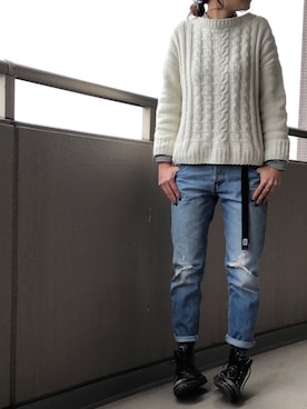 ellie.さん（レディース・173cm）の冬コーディネート