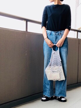 「Altered（オルタード）のアイテム」を使った、ellie.さん（レディース・173cm）の夏コーディネート