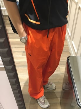 Nike ナイキ のその他パンツ オレンジ系 を使った人気ファッションコーディネート 年齢 35歳 39歳 Wear