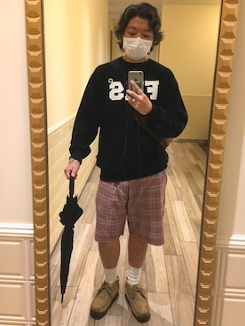 「藤原ヒロシ」｜tet .hoさん（メンズ・174cm）の秋コーディネート