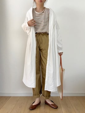 「FIVEBROTHER（ファイブブラザー）のアイテム」を使った、maiko さん（レディース・159cm）の春コーディネート