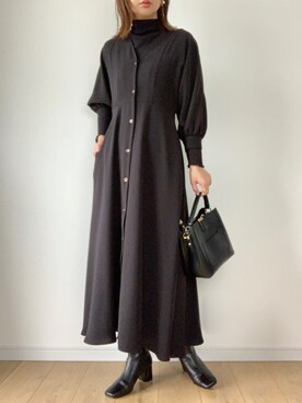 「STUDIOUS（ステュディオス）のアイテム（ブーツ）」を使った、maiko さん（レディース・159cm）の秋コーディネート