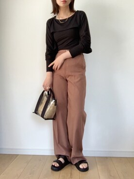 「yukichi.（ユキチ）のアイテム」を使った、maiko さん（レディース・159cm）の春コーディネート