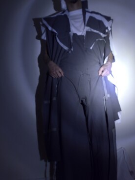 「ESsence.のアイテム（その他アウター、グレー系）」を使った、Nobuさん（メンズ・172cm）の冬コーディネート