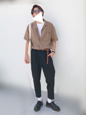 「アイテム（ピアス（片耳用））」を使った、ko-taさん（メンズ・175cm）の春コーディネート