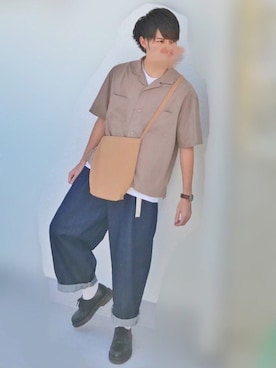 「アイテム（ピアス（片耳用））」を使った、ko-taさん（メンズ・175cm）の秋コーディネート