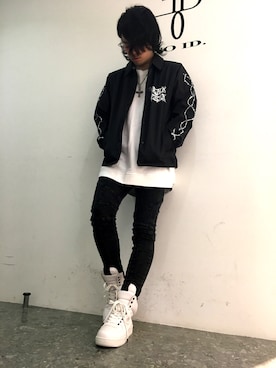 「NO ID.（ノーアイディ）のアイテム（その他アウター）」を使った、NO ID.KICHIJOJIさん（メンズ・169cm）の春コーディネート