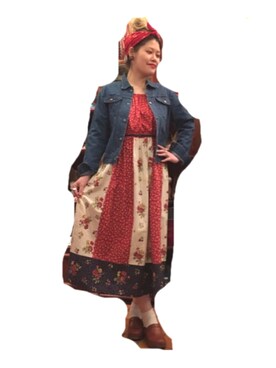 「70s」｜「アイテム（その他シューズ）」を使った、なつおさん（レディース・165cm）の春コーディネート