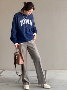 ドゥーズィエムクラス IOWA Vintage ダメージ加工　スウェット Deuxieme Classe（ドゥーズィエムクラス）の「IOWA vintage