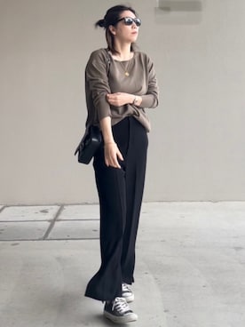 UDさん（レディース・164cm）の春コーディネート