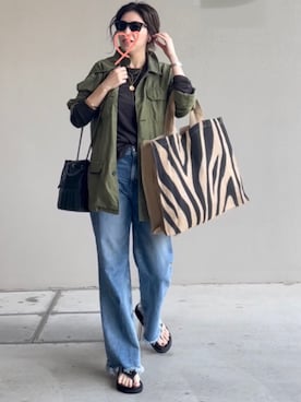 UDさん（レディース・164cm）の春コーディネート